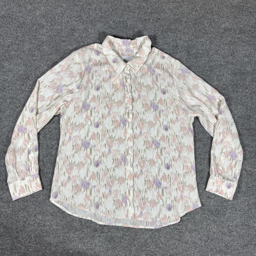 The Shirt Rochelle Behrens Shirt Womens 2XL Signature Button Up Blouse‎